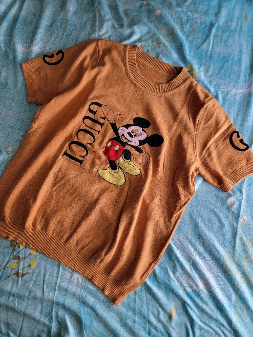 Stylish And Stretchy Short Sleeve Knit Tee
